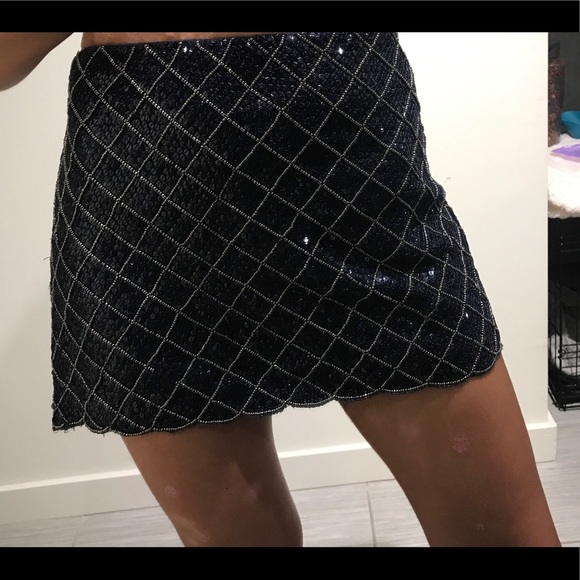 Sequin Short Skirt - Picture 2 of 3